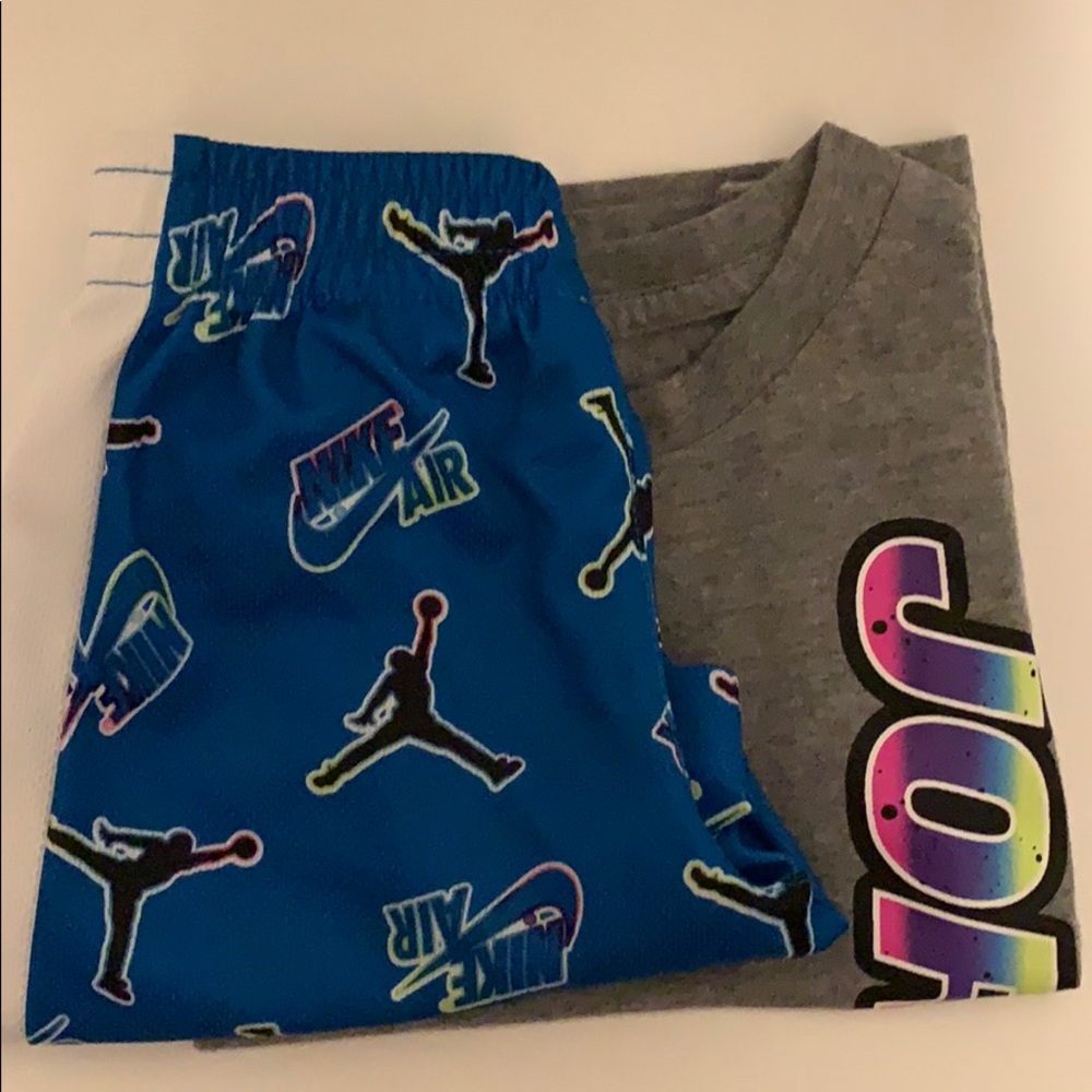 jordan mj crew & short set